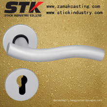 Aluminum Lever Handle on Rose for Door (STK-A-LH1001)